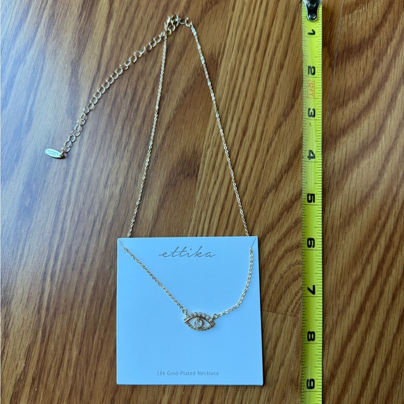 NEW Ettika Gold-Plated Evil Eye Necklace - Picture 3 of 4